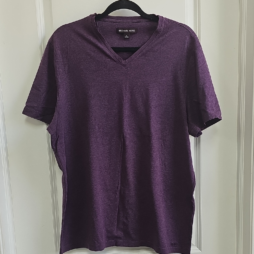 Michael Kors Purple Short Sleeve Tee